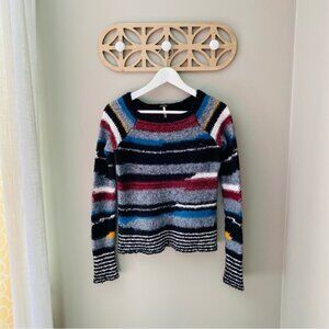Free People Montmarte Stripe Sweater Sz XS